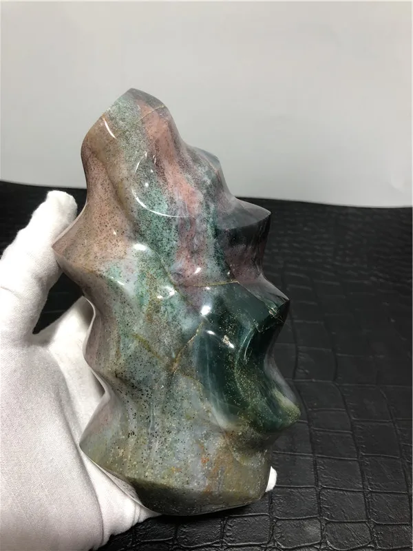 1 15 кг натуральный океанская яшма хрустальный факел хрустальные поделки