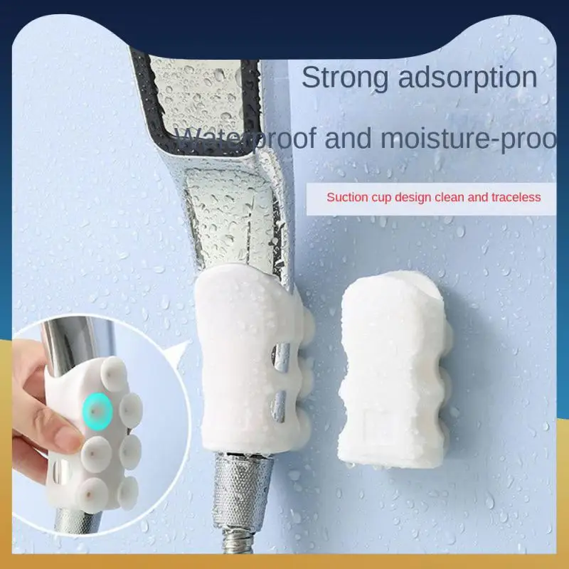 

Flower Sprinkling Sucker No Punching Strong Viscosity Shower Head Suction Cup Wall Mount Nailless Shower Head Hanger Waterproof