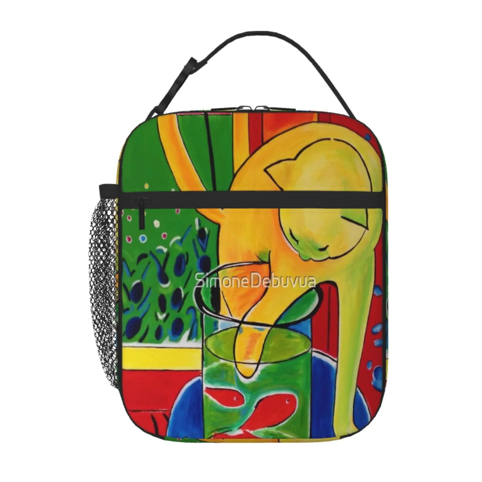 

Matisse Cat - Le Chat Aux Poissons Rouges Packed Lunch Lunch Box Kids Thermal Fridge Bag Thermo Bag Children'S Food Bag