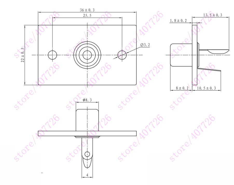 (4 шт./упак.) высококачественный белый паяльник с отверстием RCA гнездовой разъем