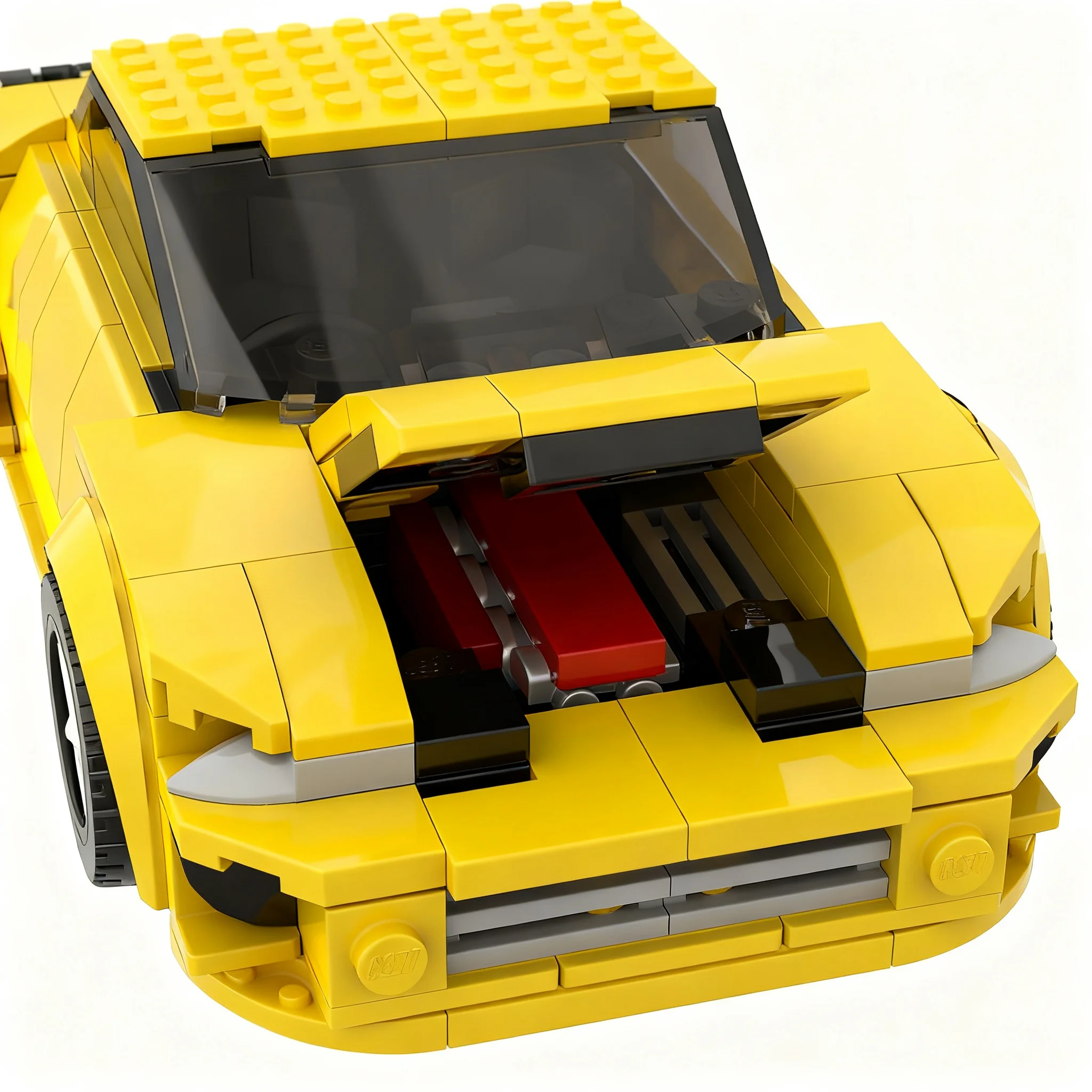 300 деталей MOC City Champions: Японский спорткар Nismo 400R R33, модель для сборки, архитектурный конструктор, игрушка, подарок на день рождения, кирпичики (art.: 3920dc7c014ae) - 3920dc7c014ae
