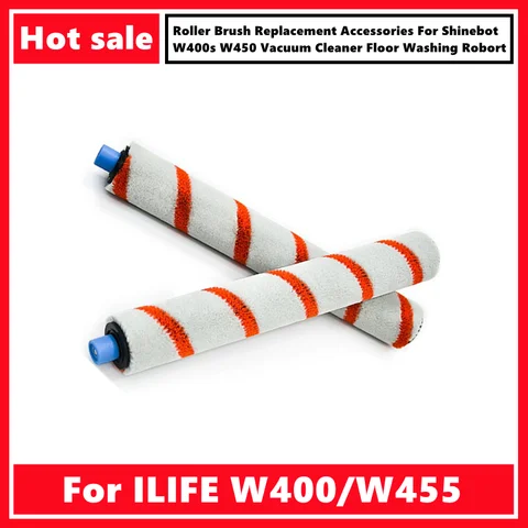 Роликовая щетка, Сменные аксессуары для пылесоса Shinebot W400s W450 для ILIFE W400/W455 Robort