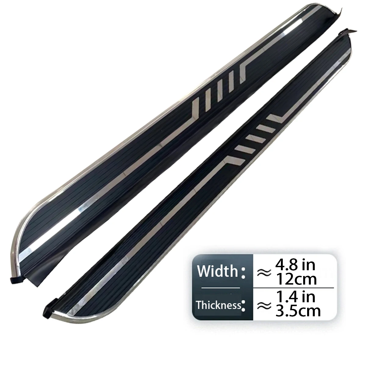 2 шт. алюминиевые шаговые поддоны с кронштейнами для Genesis GV80 JX1 2021-2024