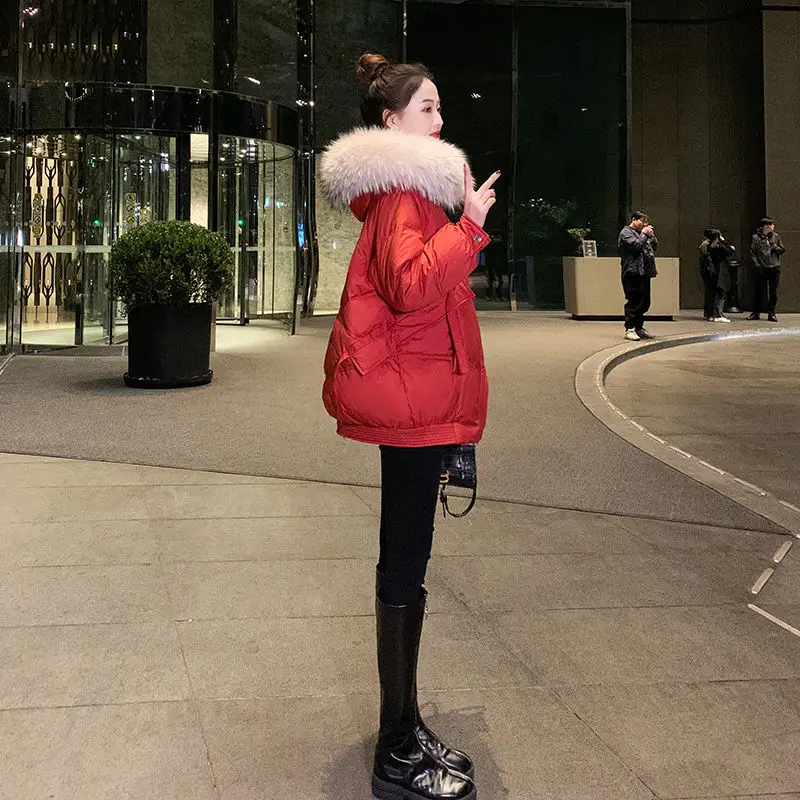 Down Cotton Jacket Women's Winter Short Fashion Cotton Jacket Foreign Style Popular Thickening Fried Street Korean Coat
