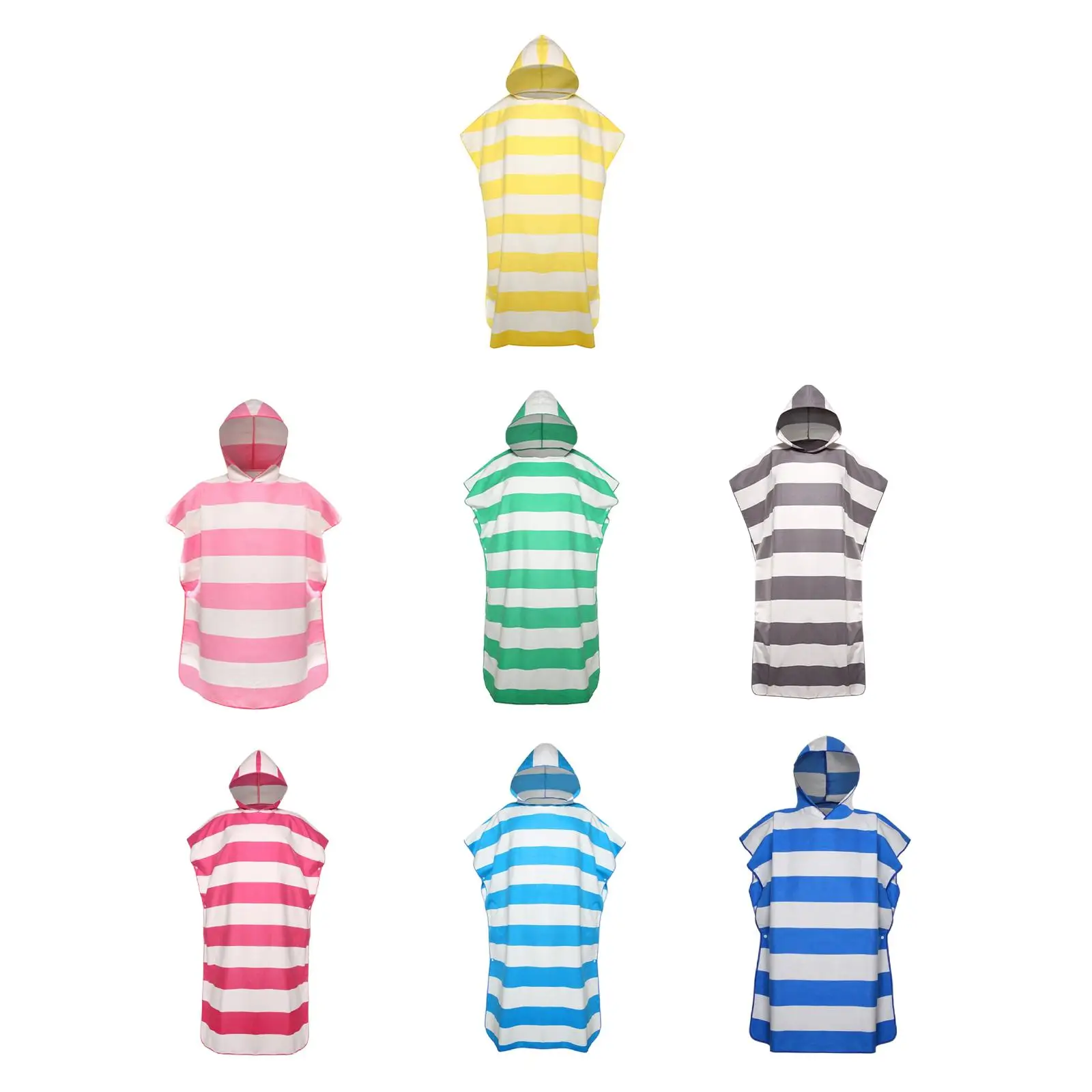 

Quick Dry Wetsuit Changing Robe Pool Changing Towel Men Women Poncho Bathrobe