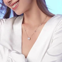 temperament simple zircon long necklace for women all match classic new fashion jewelry wholesale