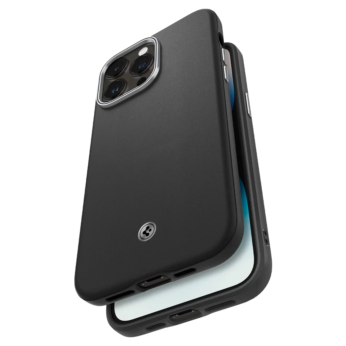 Spigen Enzo (MagFit) Case High-grade Leather Commerce Phone Protective For iPhone 13 14 Pro Max Series Case