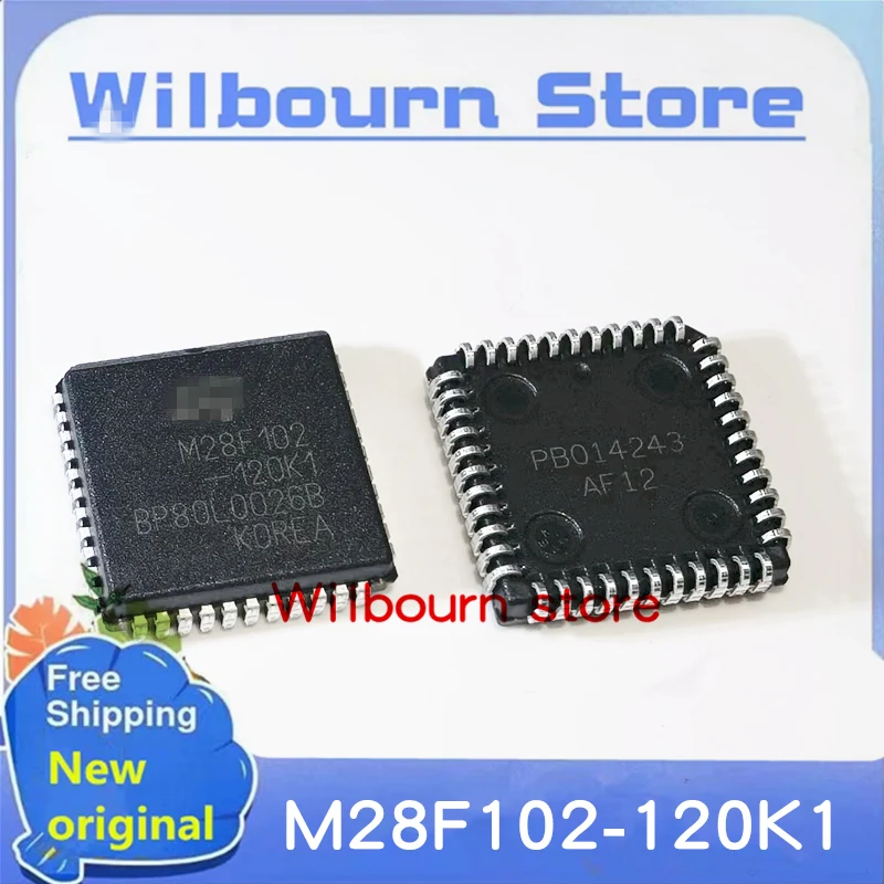 

10PCS/LOT M28F102-120K1 M28F102 -120K1 PLCC44 New original
