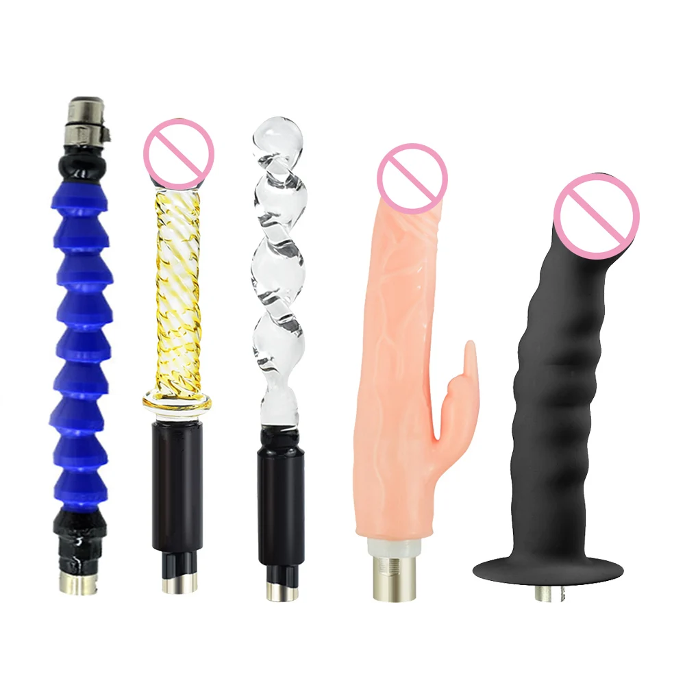 Секс-машина 3XLR 5 насадок набор для стимуляции точки G массажный инструмент