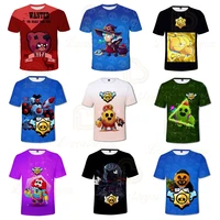 3d fashion t shirt boys girls tops browings kids t shirts mr p and shooting star game baby clothes shoot leon child tees