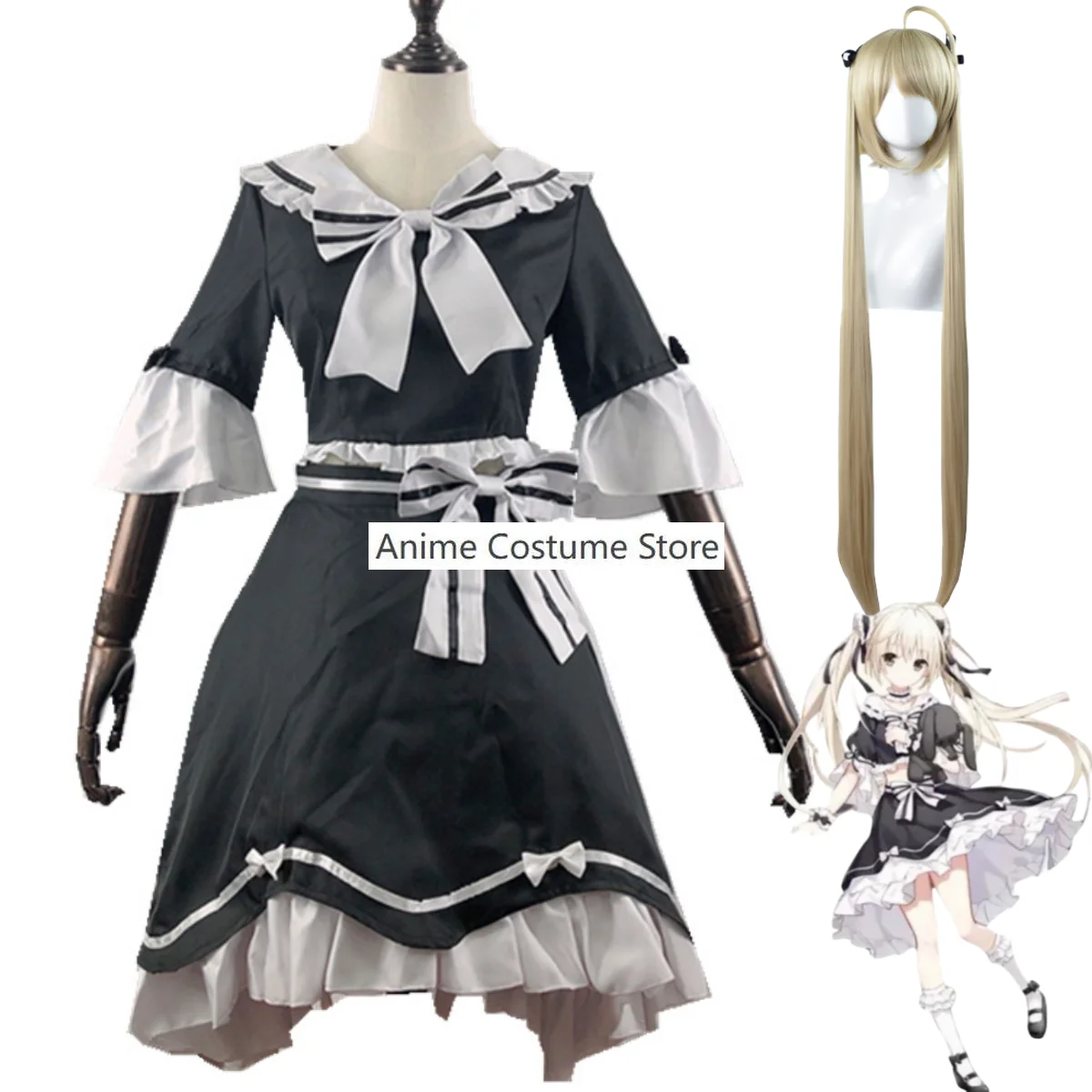 Женский костюм в стиле Лолита из аниме No Sora