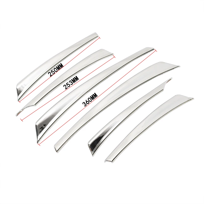 Декоративные наклейки на переднюю решетку радиатора хромированная накладка