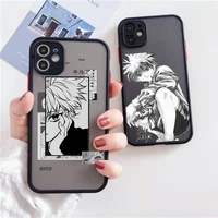 hunter x hunter anime phone case matte transparent for iphone 7 8 11 12 13 plus mini x xs xr pro max cover