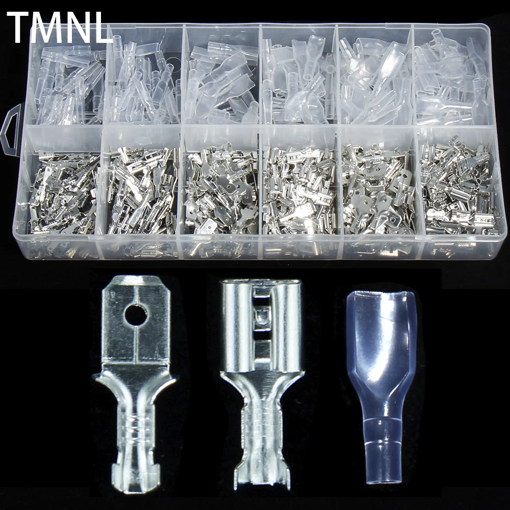 

Обжимная Клемма с вилкой «папа», 2,8/4,8/6,3 мм