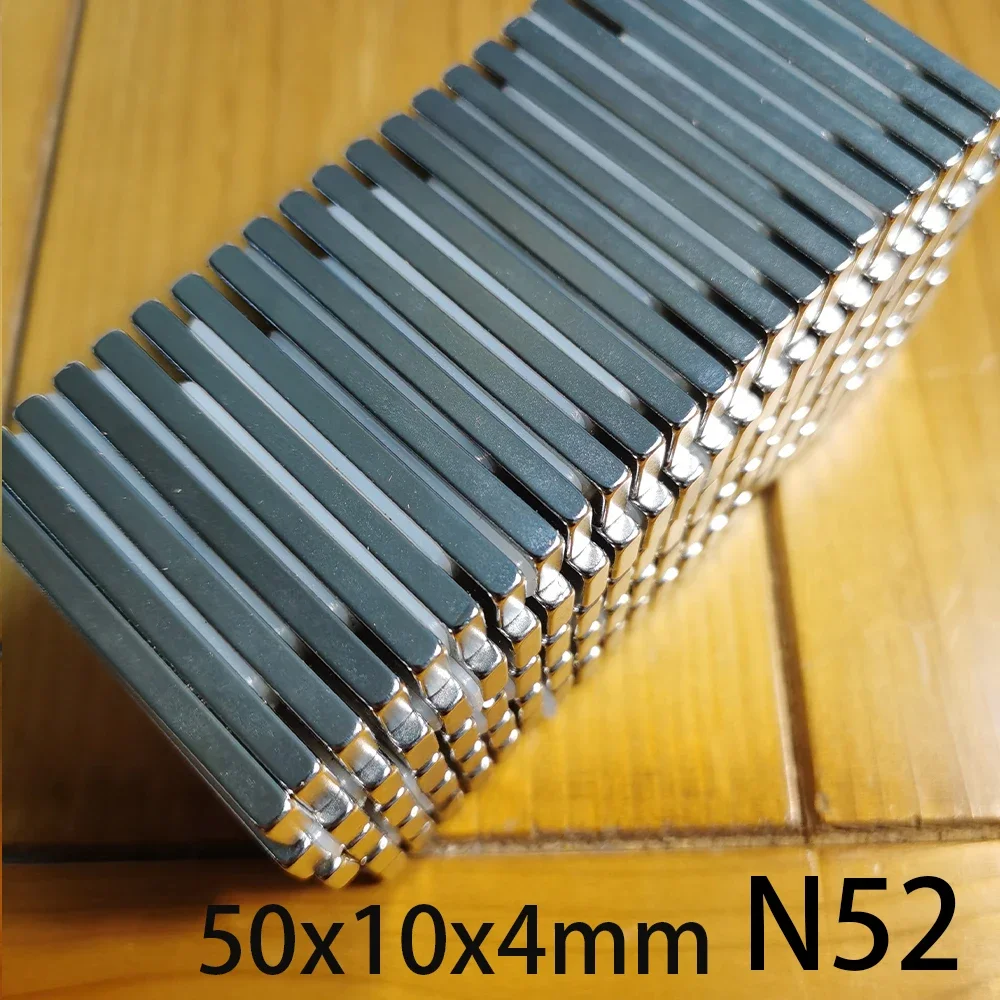 N52 50x10x4 стоящий индивидуальный блок NdFeB неодимовый двигатель-генератор магнит