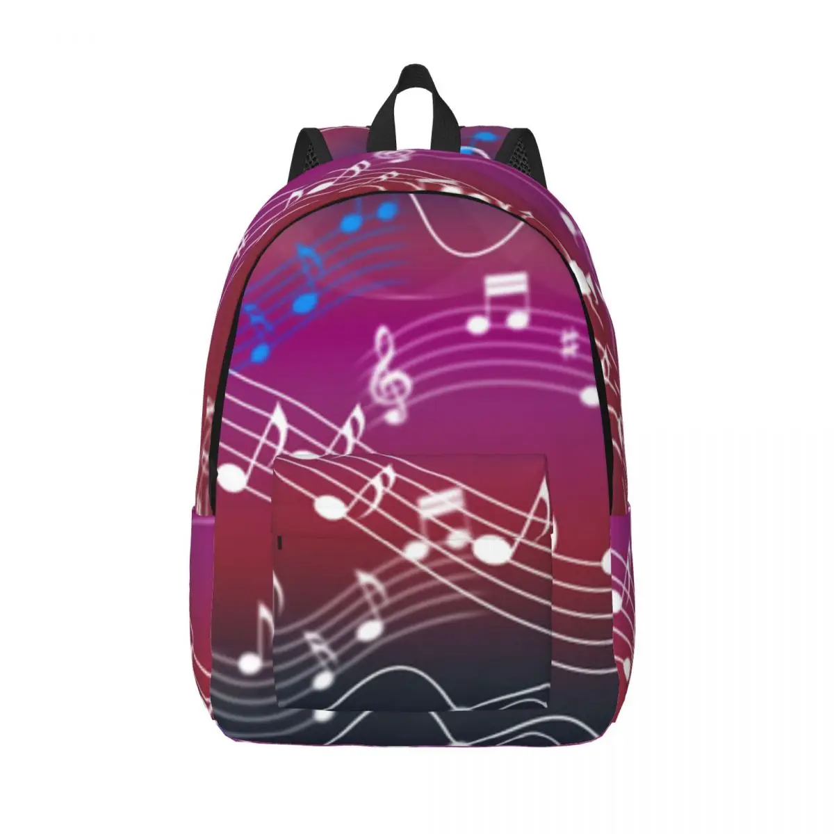 

Men Women Backpack Large Capacity School Backpack for Student Music Musical Notes School Bag