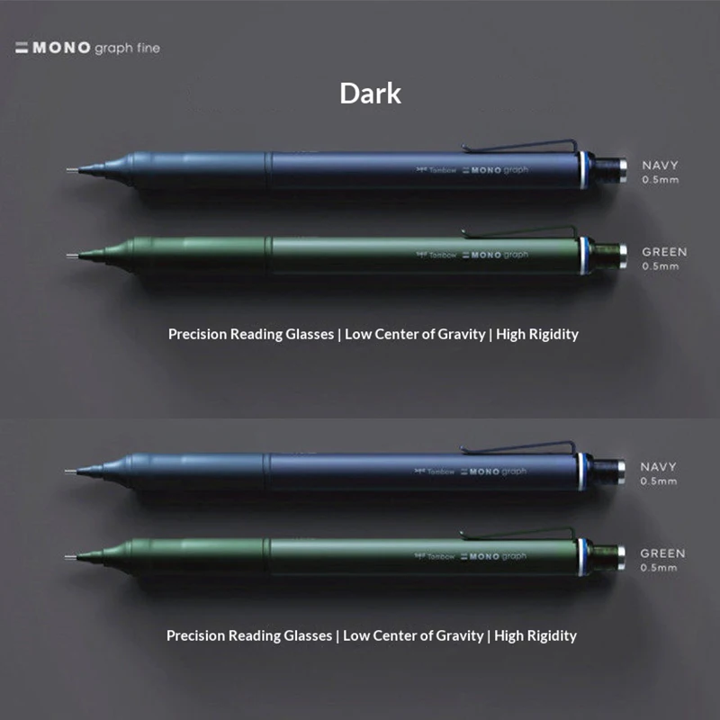 НОВЫЙ механический карандаш Tombow Precision 0.30.5 мм MONO Monograph с тонким коническим наконечником φ1.6‑10 мм, автоматический, для плавного письма (art.: 3920da40c4d24) - 3920da40c4d24