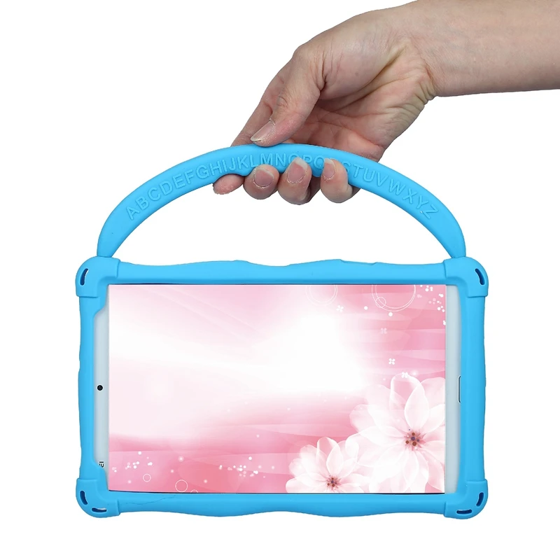 Silicone Case For Teclast P80 P80X P80H 8 Inch Tablet Anti-Drop Stand With Handle And Strap