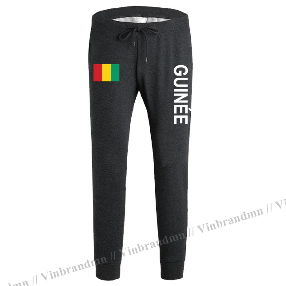 

Republic of Guinea GIN Guinean GN mens pants joggers jumpsuit sweatpants track sweat fitness fleece tactical casual nation flag