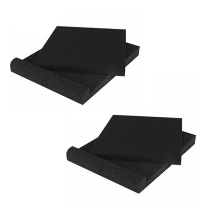 

2Pcs 30X20X4.5CM Sponge Studio Monitor Speaker Acoustic Isolation Foam Isolator Pads