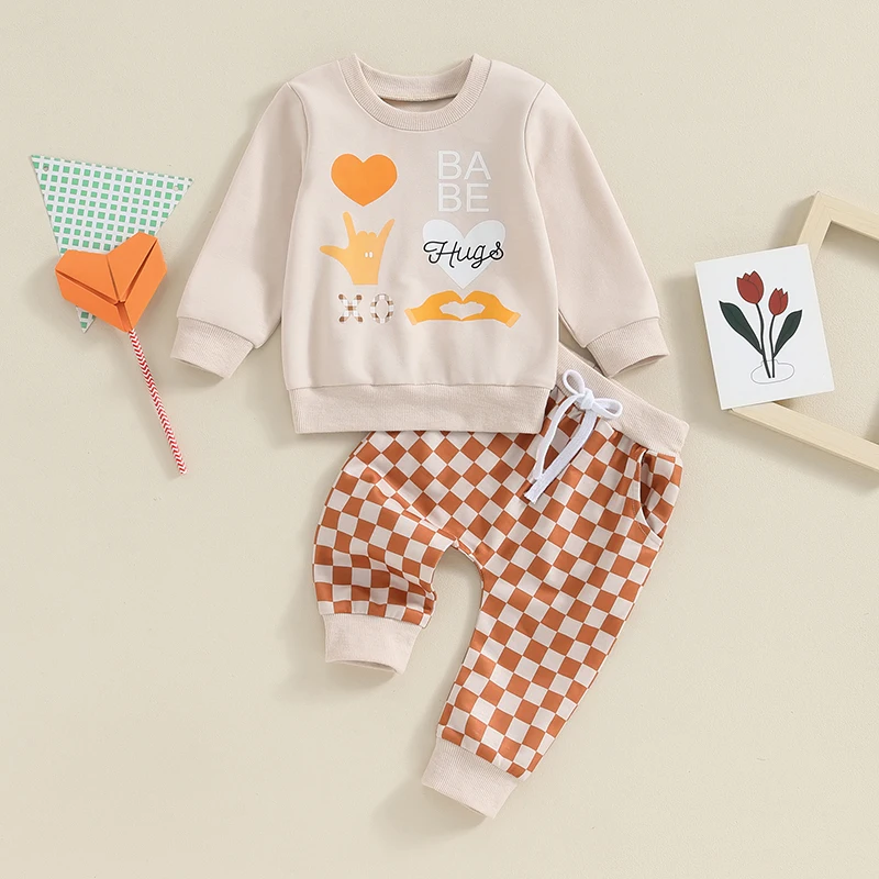 

Рубашка с длинным рукавом и буквенным принтом, на День святого Валентина