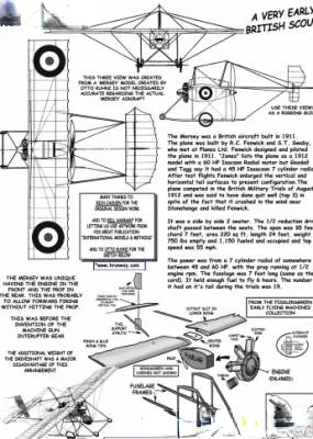 Светильник экспериментальный самолет Месси моносамолет DIY Бумажная модель 3D