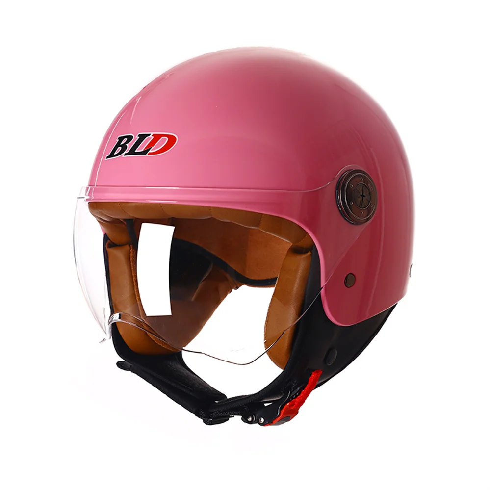 

Men Women Motorcycle Helmet Four Seasons BLD-229 Vintage Open Face Helmets Retro Electric Motorbike Scooter Riding Jet Casco