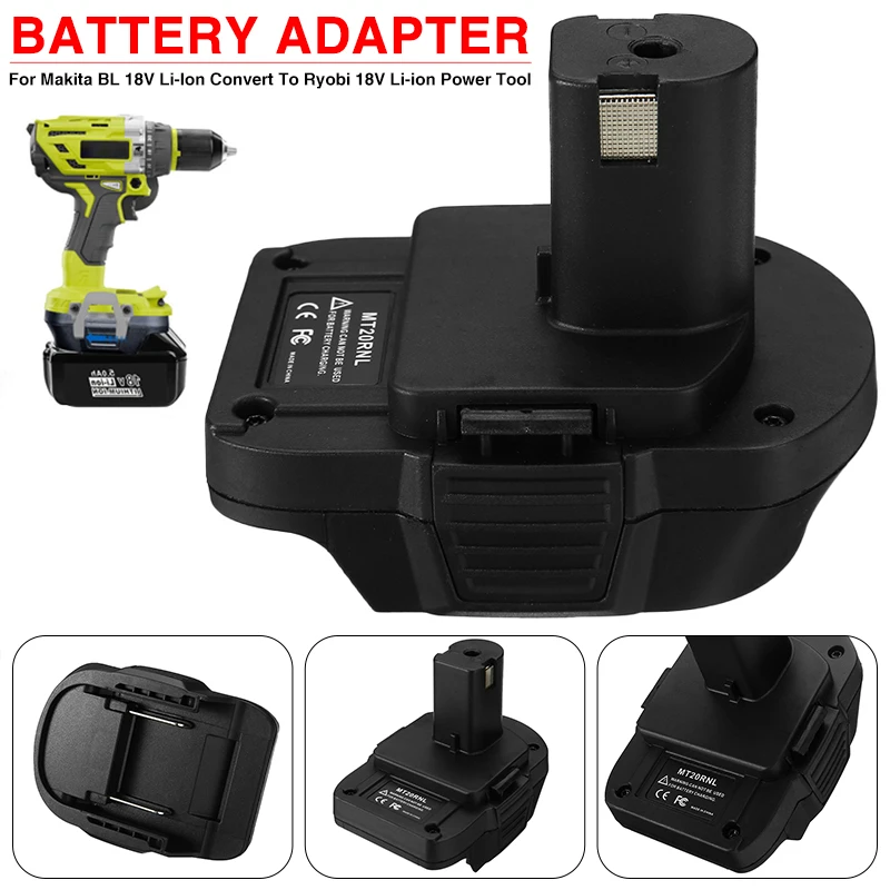

1 Set Durable Battery Adapter for 18V Lithium Batteries BL1815 BCF2012 ABP1801 P107 And So On Power Tool Parts Accessories