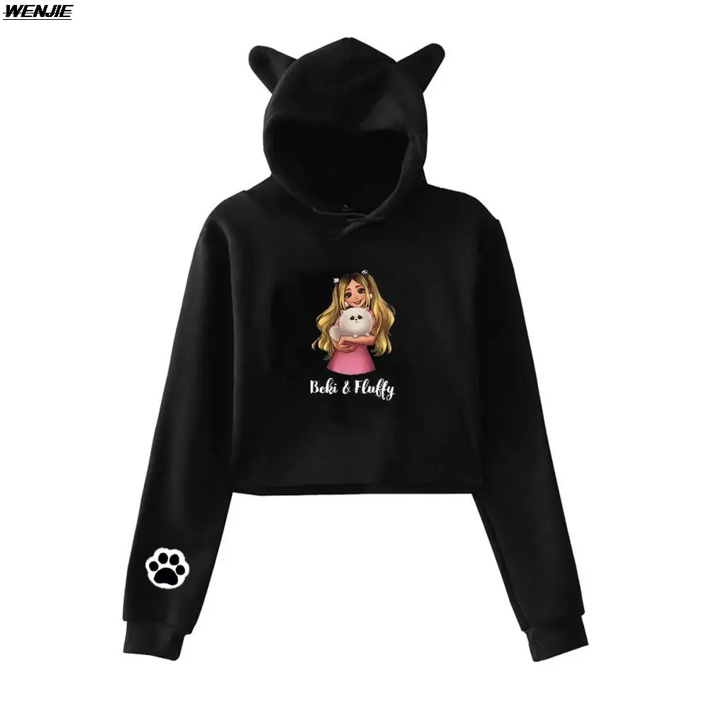 Rebekah Wing Merch Beki &amp Fluffy 2D Fashion Cat Ears Top Women Hoodies Sweatshirt Sexy Girl Y2K Hoodie Anime Coats Kawaii Tops - купить по