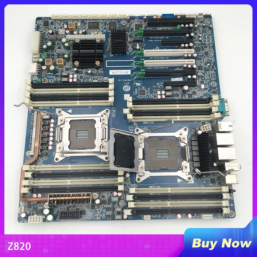 

708610-001 For HP Z820 Workstation Motherboard REV:1.03 618266-003 Support V2 CPU High Quality