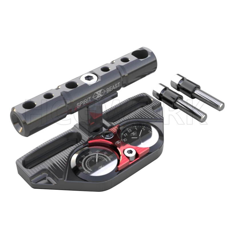 

Motorcycle Handlebar Extension Bracket Clock Temperature Meter Modified for Motorbike with Handlebar Top Cover Basic Universal