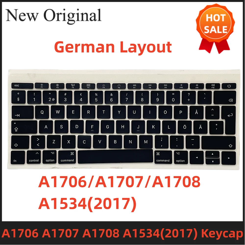 

German Key cap Layout for Macbook Pro Retina A1708 A1534 (2017) A1706 A1707 keyboard keys Key cap