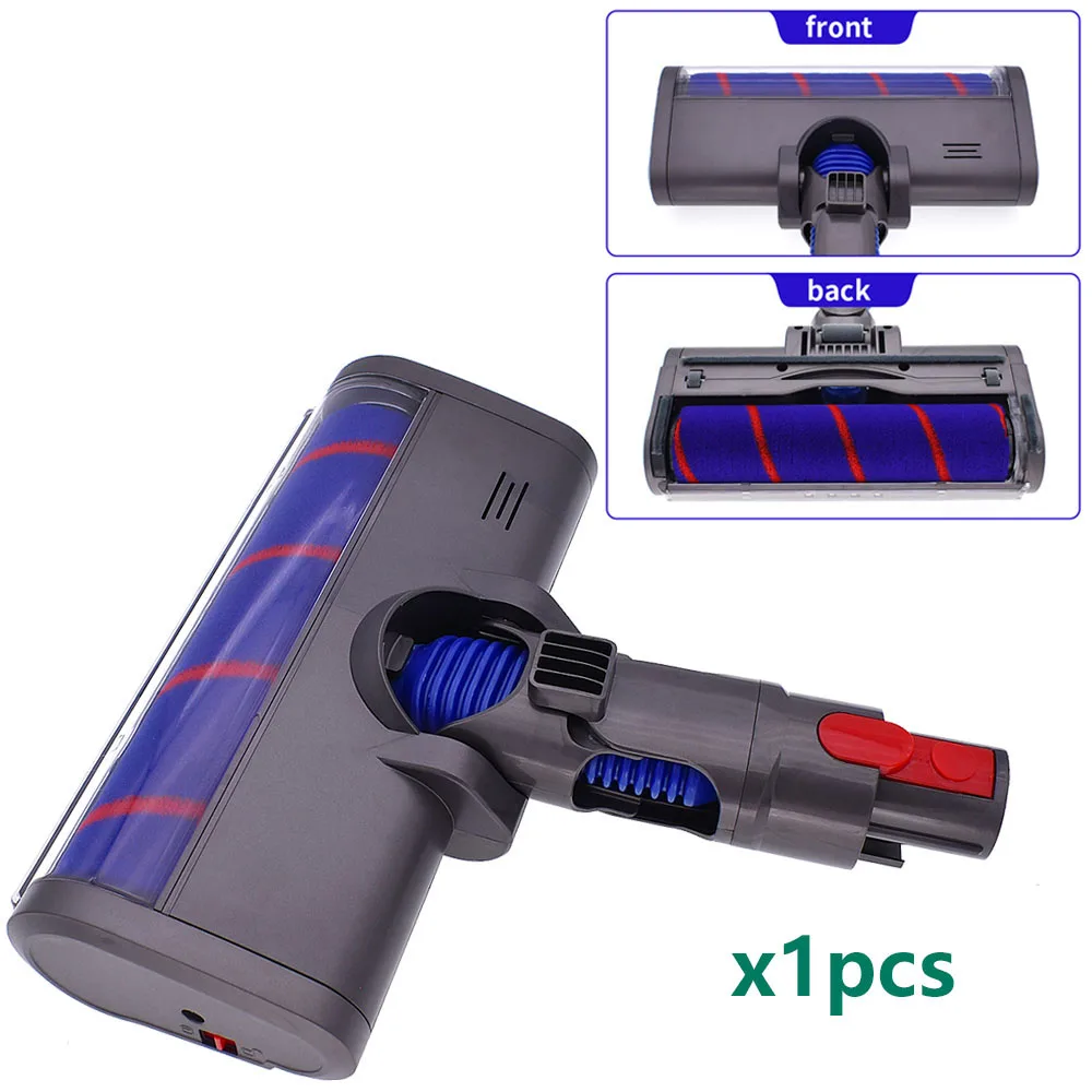 

Fluffy Motorized Floor Brush Head Tool for Dyson V8 V7 V10 V11 Vacuum Cleaner Soft Sweeper Roller Head Brush Replacement Parts