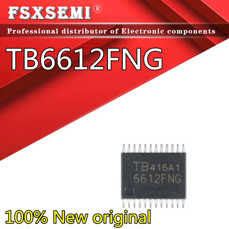 10pcs/lot New TB6612FNG TB6612FN TB6612  SSOP-24 Dual DC motor driver IC chip