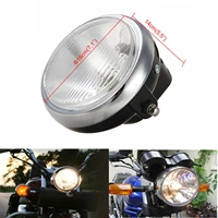 honhill motorcycle front head light 12v 35w lamp round amber color headlamp for yamaha ybr125 ybr 125 2002 2013 2010 2011 2012