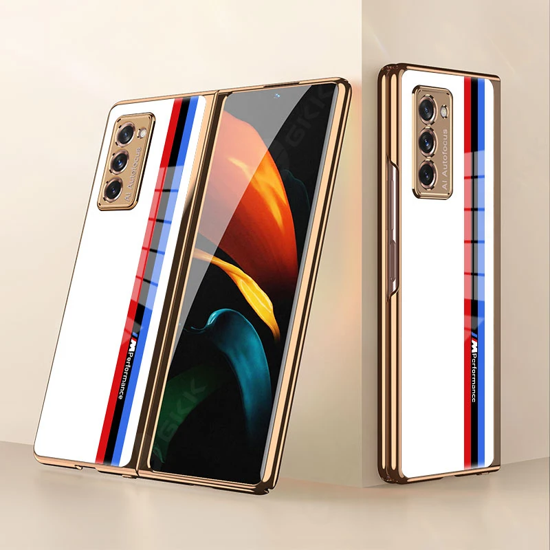 

Чехол GKK из закаленного стекла с рисунком для Samsung Galaxy Z Fold 2