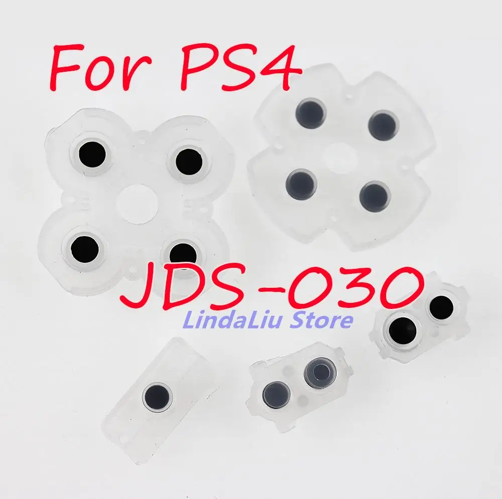 

100 наборов для PS4 JDS-030, мягкая резиновая наклейка для кнопок ps4