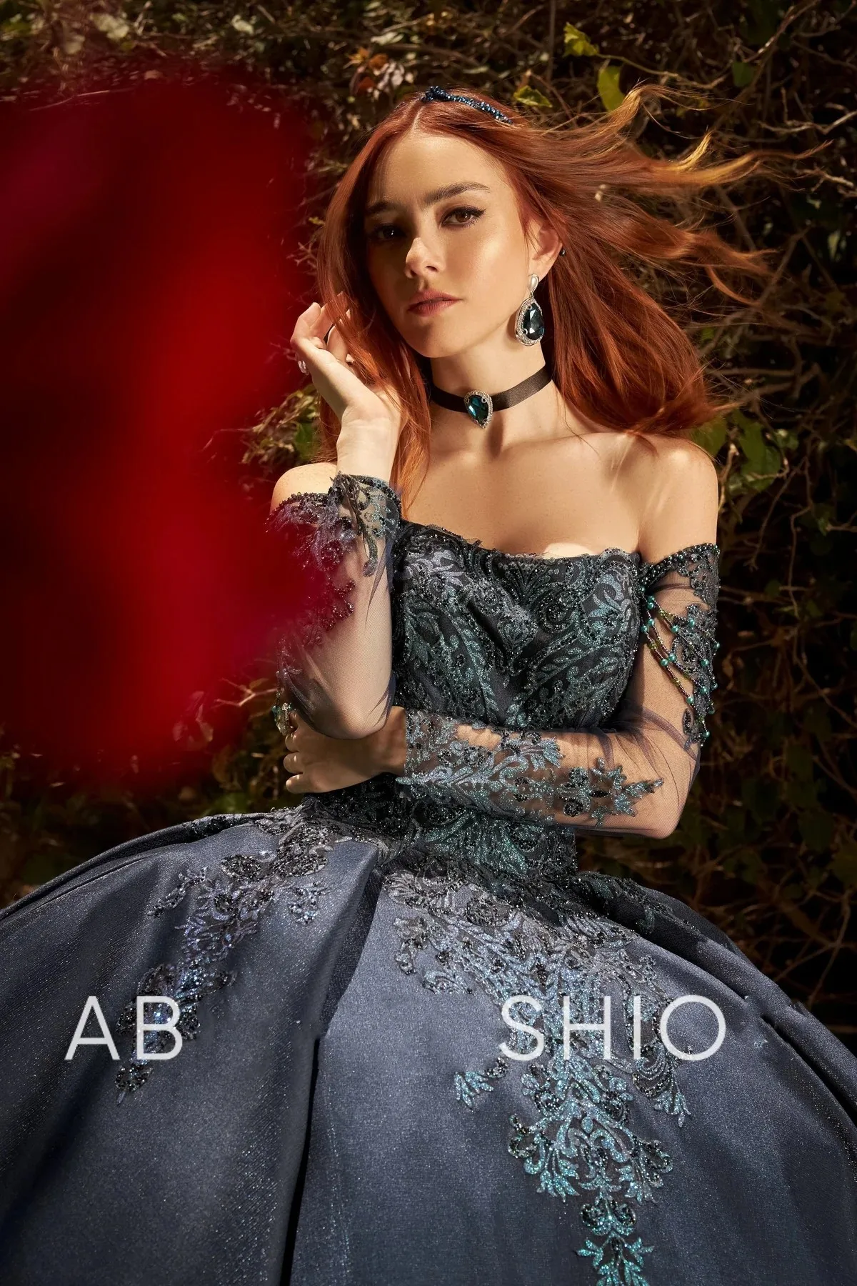 Black Charro Quinceanera Dresses Ball Gown Long Sleeves Appliques Pearls Puffy Mexican Sweet 16 15 Anos