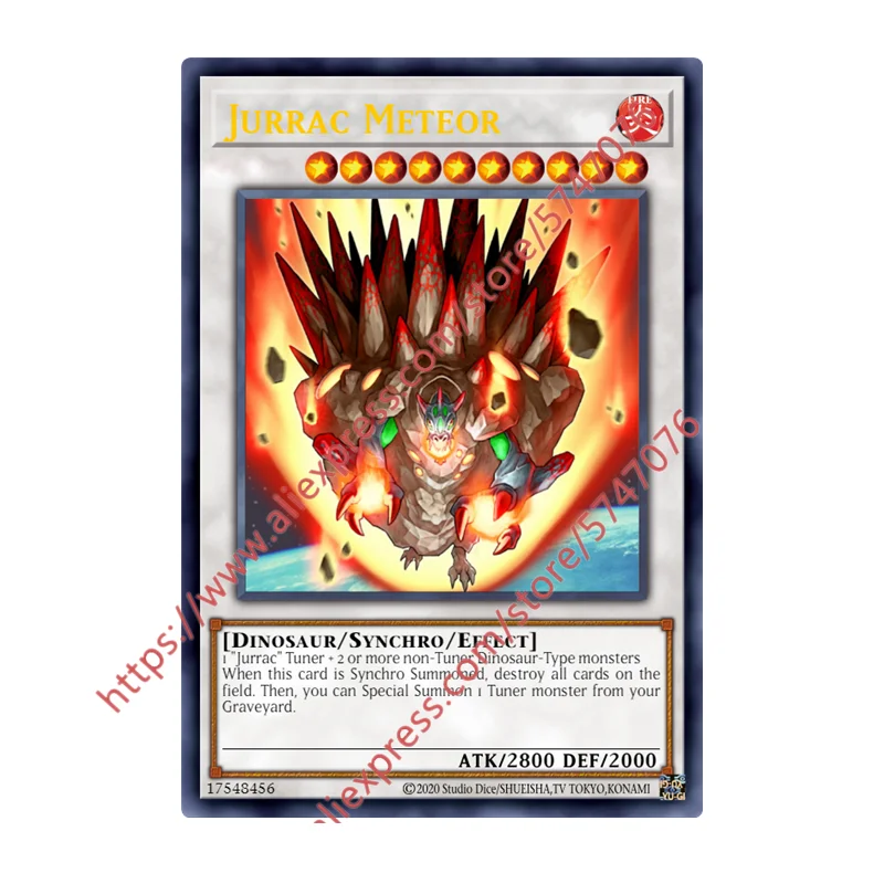 

Yu Gi Oh Jurrac Meteor SR Japanese English DIY Toys Hobbies Hobby Collectibles Game Collection Anime Cards