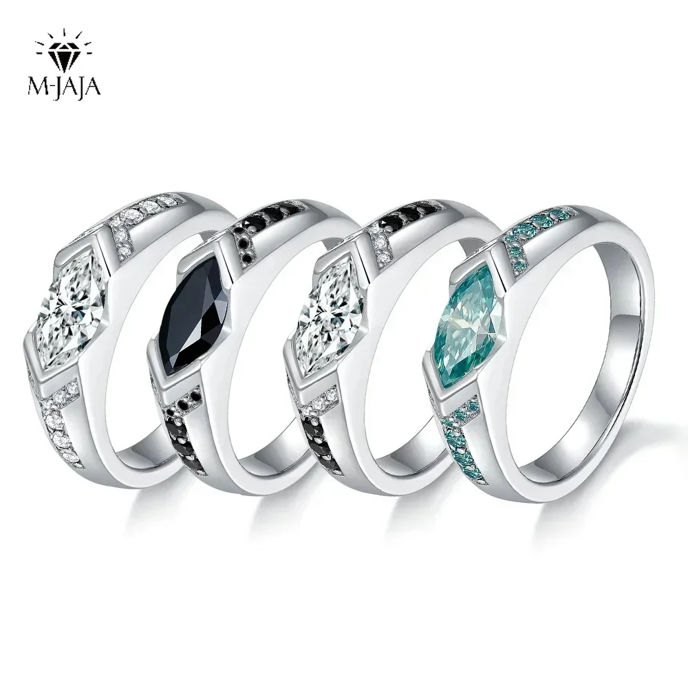 Мужские/женские кольца с натуральным камнем из серебра 925 пробы