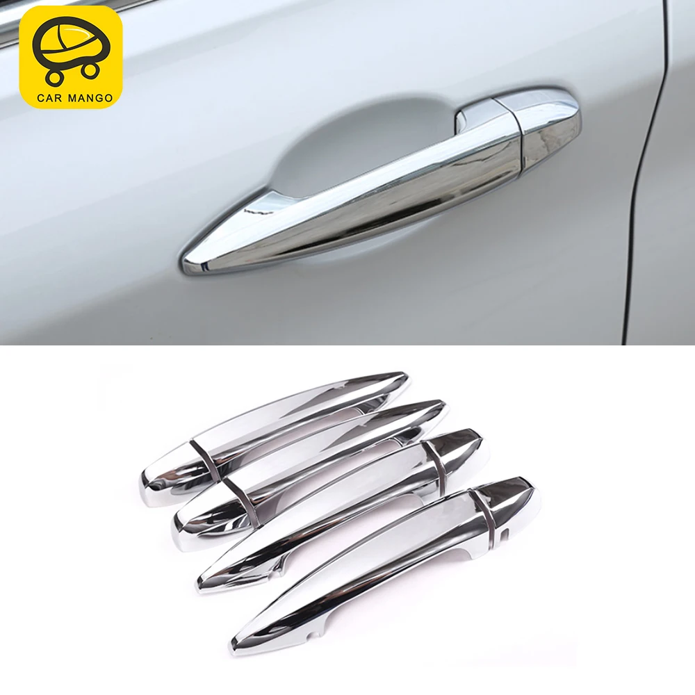 

CarMango для BMW X2 F39 2017-2021, автомобильные аксессуары, крышка наружной дверной ручки, ободок, отделка, рамка, наклейка, хромированное украшение