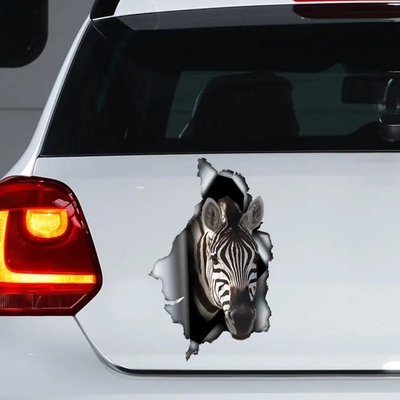 

Zebra car decal , Zebra magnet, Zebra sticker
