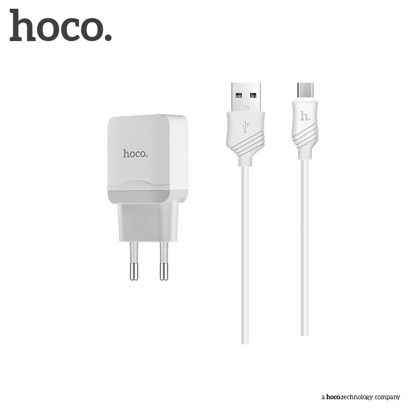 

HOCO C22A Micro Kit Phone Charging Adapter For Xiaomi Redmi Realme 12 2.4A Travel Charging For Huawei P7 P8 P9 P10 Lite Mate 8 7