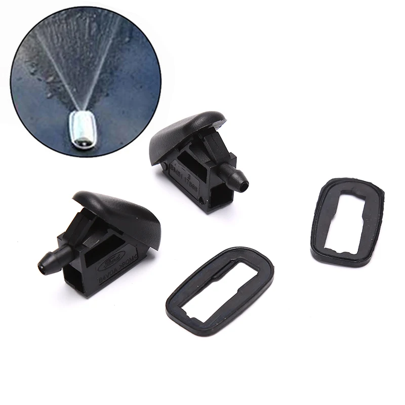 

2pcs Windscreen Window Wiper Washer Nozzle Jet For Ford Focus BM5117666AB Window Wiper Washer