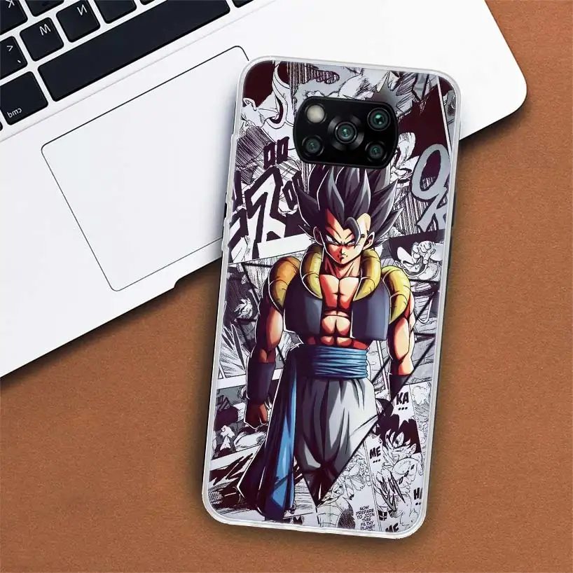 dragon ball anime goku phone case for xiaomi poco x3 gt x4 nfc m4 pro m3 m2 f3 f2 f1 mi note 10 a3 a2 lite a1 cc9e fundas free global shipping