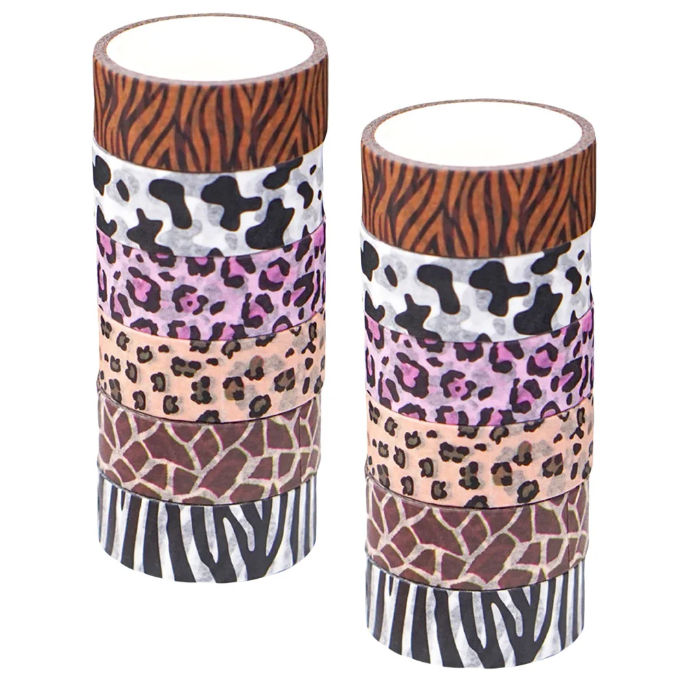 

Party Supplies Journal Washi Tapes Adhesive Animal Prints Pattern Scrapbook Decorative Craft DIY