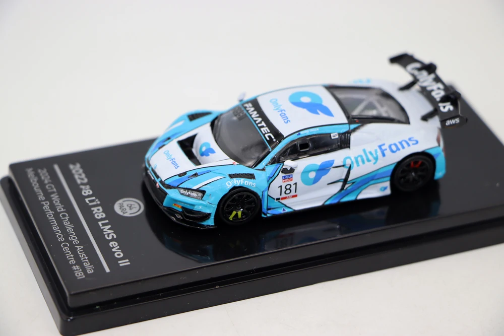 Новый Para64 масштаб 1/34 2022 R8 LMS Evo II гоночные автомобили литая под давлением игрушка