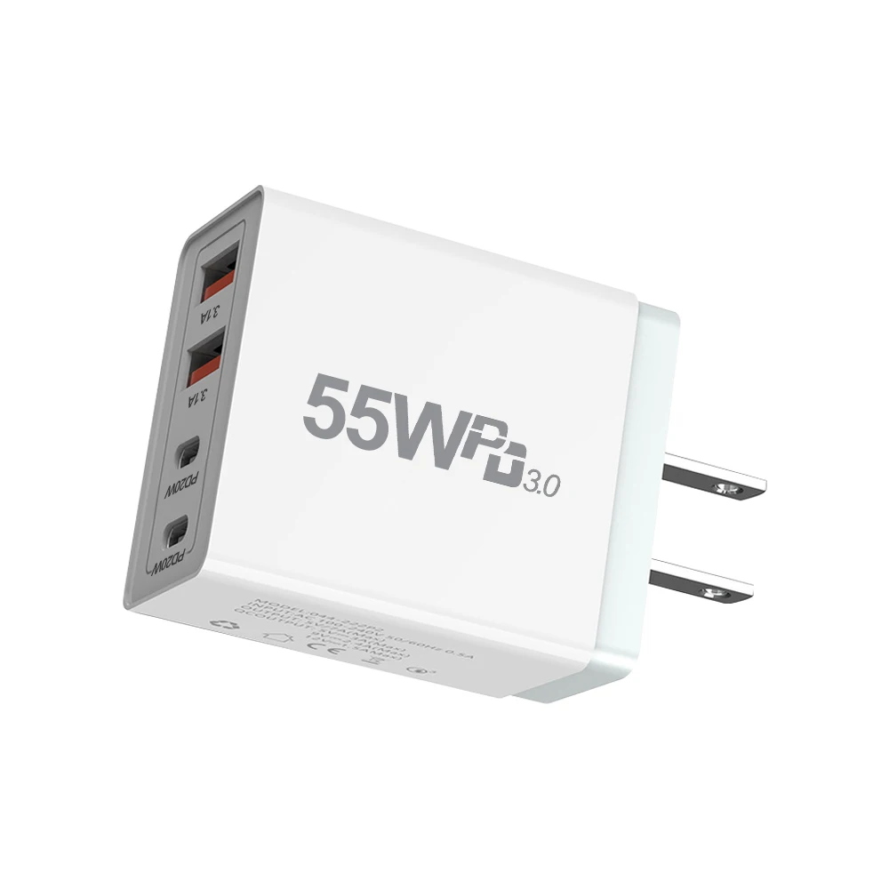 Универсальный Адаптер Для Быстрого Зарядного Устройства USB-C Настенное Крепление
