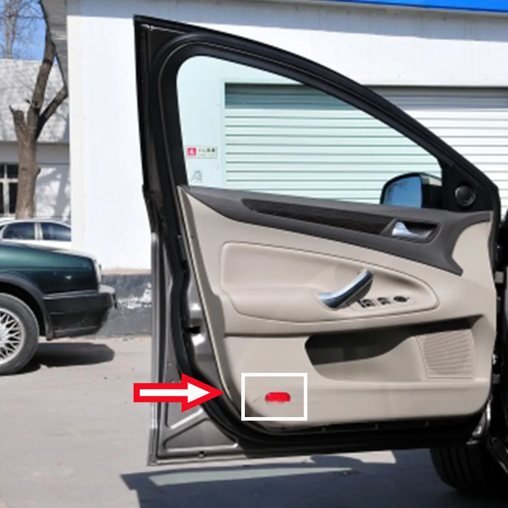 2 шт. Светодиодный прожектор дверных фонарей автомобиля для VW Sharan 7M 1998- 2002 2003 2004 2005