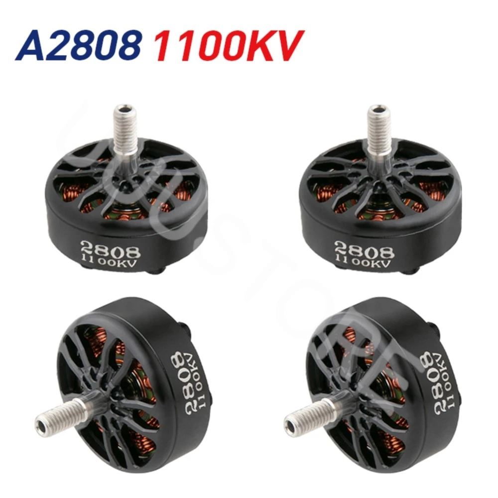1/2/4 шт. FLASHHOBBY A2808 2808 1100KV 3-6S бесщеточный двигатель для FPV Freestyle 7-дюймовая модель